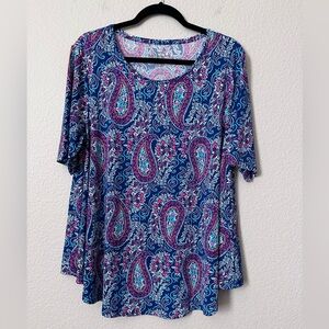Chico’s Mykonos Paisley Top